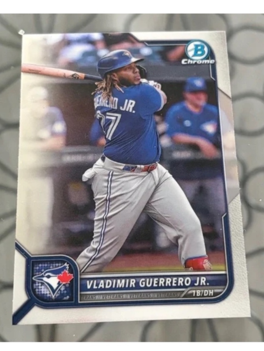 Vladimir Guerrero Jr 2022 Topps Chrome Toronto Blue Jays Baseball Card